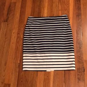 Striped Pencil Skirt